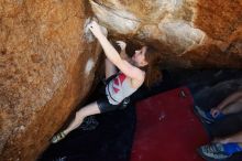 Bouldering in Hueco Tanks on 03/29/2019 with Blue Lizard Climbing and Yoga

Filename: SRM_20190329_1132591.jpg
Aperture: f/5.6
Shutter Speed: 1/250
Body: Canon EOS-1D Mark II
Lens: Canon EF 16-35mm f/2.8 L