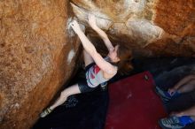 Bouldering in Hueco Tanks on 03/29/2019 with Blue Lizard Climbing and Yoga

Filename: SRM_20190329_1132592.jpg
Aperture: f/5.6
Shutter Speed: 1/250
Body: Canon EOS-1D Mark II
Lens: Canon EF 16-35mm f/2.8 L