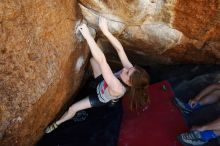 Bouldering in Hueco Tanks on 03/29/2019 with Blue Lizard Climbing and Yoga

Filename: SRM_20190329_1132593.jpg
Aperture: f/5.6
Shutter Speed: 1/250
Body: Canon EOS-1D Mark II
Lens: Canon EF 16-35mm f/2.8 L