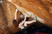 Bouldering in Hueco Tanks on 03/29/2019 with Blue Lizard Climbing and Yoga

Filename: SRM_20190329_1137100.jpg
Aperture: f/5.6
Shutter Speed: 1/200
Body: Canon EOS-1D Mark II
Lens: Canon EF 16-35mm f/2.8 L