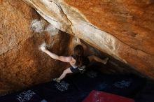 Bouldering in Hueco Tanks on 03/29/2019 with Blue Lizard Climbing and Yoga

Filename: SRM_20190329_1140420.jpg
Aperture: f/5.6
Shutter Speed: 1/200
Body: Canon EOS-1D Mark II
Lens: Canon EF 16-35mm f/2.8 L