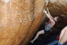 Bouldering in Hueco Tanks on 03/29/2019 with Blue Lizard Climbing and Yoga

Filename: SRM_20190329_1149300.jpg
Aperture: f/4.0
Shutter Speed: 1/200
Body: Canon EOS-1D Mark II
Lens: Canon EF 50mm f/1.8 II