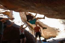 Bouldering in Hueco Tanks on 03/29/2019 with Blue Lizard Climbing and Yoga

Filename: SRM_20190329_1216240.jpg
Aperture: f/5.6
Shutter Speed: 1/400
Body: Canon EOS-1D Mark II
Lens: Canon EF 16-35mm f/2.8 L