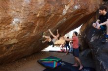 Bouldering in Hueco Tanks on 03/29/2019 with Blue Lizard Climbing and Yoga

Filename: SRM_20190329_1221250.jpg
Aperture: f/5.6
Shutter Speed: 1/250
Body: Canon EOS-1D Mark II
Lens: Canon EF 16-35mm f/2.8 L