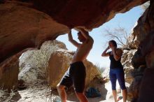 Bouldering in Hueco Tanks on 03/29/2019 with Blue Lizard Climbing and Yoga

Filename: SRM_20190329_1224460.jpg
Aperture: f/8.0
Shutter Speed: 1/500
Body: Canon EOS-1D Mark II
Lens: Canon EF 16-35mm f/2.8 L