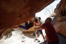 Bouldering in Hueco Tanks on 03/29/2019 with Blue Lizard Climbing and Yoga

Filename: SRM_20190329_1227342.jpg
Aperture: f/5.6
Shutter Speed: 1/500
Body: Canon EOS-1D Mark II
Lens: Canon EF 16-35mm f/2.8 L