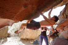Bouldering in Hueco Tanks on 03/29/2019 with Blue Lizard Climbing and Yoga

Filename: SRM_20190329_1228330.jpg
Aperture: f/5.6
Shutter Speed: 1/250
Body: Canon EOS-1D Mark II
Lens: Canon EF 16-35mm f/2.8 L