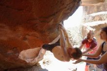 Bouldering in Hueco Tanks on 03/29/2019 with Blue Lizard Climbing and Yoga

Filename: SRM_20190329_1233590.jpg
Aperture: f/5.6
Shutter Speed: 1/200
Body: Canon EOS-1D Mark II
Lens: Canon EF 16-35mm f/2.8 L