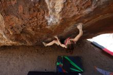 Bouldering in Hueco Tanks on 03/29/2019 with Blue Lizard Climbing and Yoga

Filename: SRM_20190329_1244572.jpg
Aperture: f/5.6
Shutter Speed: 1/320
Body: Canon EOS-1D Mark II
Lens: Canon EF 16-35mm f/2.8 L