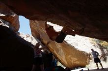 Bouldering in Hueco Tanks on 03/29/2019 with Blue Lizard Climbing and Yoga

Filename: SRM_20190329_1251500.jpg
Aperture: f/5.6
Shutter Speed: 1/640
Body: Canon EOS-1D Mark II
Lens: Canon EF 16-35mm f/2.8 L