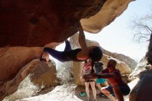 Bouldering in Hueco Tanks on 03/29/2019 with Blue Lizard Climbing and Yoga

Filename: SRM_20190329_1252570.jpg
Aperture: f/5.6
Shutter Speed: 1/250
Body: Canon EOS-1D Mark II
Lens: Canon EF 16-35mm f/2.8 L