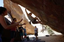 Bouldering in Hueco Tanks on 03/29/2019 with Blue Lizard Climbing and Yoga

Filename: SRM_20190329_1255520.jpg
Aperture: f/5.6
Shutter Speed: 1/160
Body: Canon EOS-1D Mark II
Lens: Canon EF 16-35mm f/2.8 L