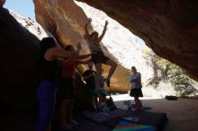 Bouldering in Hueco Tanks on 03/29/2019 with Blue Lizard Climbing and Yoga

Filename: SRM_20190329_1255580.jpg
Aperture: f/5.6
Shutter Speed: 1/500
Body: Canon EOS-1D Mark II
Lens: Canon EF 16-35mm f/2.8 L