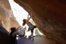 Bouldering in Hueco Tanks on 03/29/2019 with Blue Lizard Climbing and Yoga

Filename: SRM_20190329_1316520.jpg
Aperture: f/5.6
Shutter Speed: 1/320
Body: Canon EOS-1D Mark II
Lens: Canon EF 16-35mm f/2.8 L