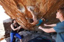 Bouldering in Hueco Tanks on 03/29/2019 with Blue Lizard Climbing and Yoga

Filename: SRM_20190329_1421160.jpg
Aperture: f/5.6
Shutter Speed: 1/250
Body: Canon EOS-1D Mark II
Lens: Canon EF 16-35mm f/2.8 L