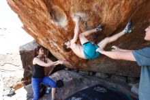 Bouldering in Hueco Tanks on 03/29/2019 with Blue Lizard Climbing and Yoga

Filename: SRM_20190329_1421190.jpg
Aperture: f/5.6
Shutter Speed: 1/250
Body: Canon EOS-1D Mark II
Lens: Canon EF 16-35mm f/2.8 L