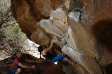 Bouldering in Hueco Tanks on 03/29/2019 with Blue Lizard Climbing and Yoga

Filename: SRM_20190329_1444000.jpg
Aperture: f/5.6
Shutter Speed: 1/250
Body: Canon EOS-1D Mark II
Lens: Canon EF 16-35mm f/2.8 L