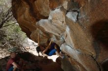 Bouldering in Hueco Tanks on 03/29/2019 with Blue Lizard Climbing and Yoga

Filename: SRM_20190329_1444030.jpg
Aperture: f/5.6
Shutter Speed: 1/250
Body: Canon EOS-1D Mark II
Lens: Canon EF 16-35mm f/2.8 L