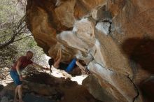 Bouldering in Hueco Tanks on 03/29/2019 with Blue Lizard Climbing and Yoga

Filename: SRM_20190329_1444100.jpg
Aperture: f/5.6
Shutter Speed: 1/250
Body: Canon EOS-1D Mark II
Lens: Canon EF 16-35mm f/2.8 L