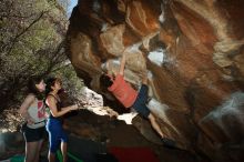 Bouldering in Hueco Tanks on 03/29/2019 with Blue Lizard Climbing and Yoga

Filename: SRM_20190329_1447070.jpg
Aperture: f/6.3
Shutter Speed: 1/250
Body: Canon EOS-1D Mark II
Lens: Canon EF 16-35mm f/2.8 L