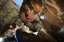 Bouldering in Hueco Tanks on 03/29/2019 with Blue Lizard Climbing and Yoga

Filename: SRM_20190329_1447140.jpg
Aperture: f/6.3
Shutter Speed: 1/250
Body: Canon EOS-1D Mark II
Lens: Canon EF 16-35mm f/2.8 L