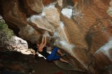 Bouldering in Hueco Tanks on 03/29/2019 with Blue Lizard Climbing and Yoga

Filename: SRM_20190329_1456450.jpg
Aperture: f/6.3
Shutter Speed: 1/250
Body: Canon EOS-1D Mark II
Lens: Canon EF 16-35mm f/2.8 L