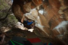 Bouldering in Hueco Tanks on 03/29/2019 with Blue Lizard Climbing and Yoga

Filename: SRM_20190329_1457000.jpg
Aperture: f/6.3
Shutter Speed: 1/250
Body: Canon EOS-1D Mark II
Lens: Canon EF 16-35mm f/2.8 L