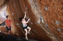 Bouldering in Hueco Tanks on 03/29/2019 with Blue Lizard Climbing and Yoga

Filename: SRM_20190329_1543112.jpg
Aperture: f/4.5
Shutter Speed: 1/250
Body: Canon EOS-1D Mark II
Lens: Canon EF 16-35mm f/2.8 L