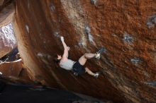 Bouldering in Hueco Tanks on 03/29/2019 with Blue Lizard Climbing and Yoga

Filename: SRM_20190329_1549270.jpg
Aperture: f/5.6
Shutter Speed: 1/250
Body: Canon EOS-1D Mark II
Lens: Canon EF 16-35mm f/2.8 L