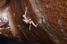 Bouldering in Hueco Tanks on 03/29/2019 with Blue Lizard Climbing and Yoga

Filename: SRM_20190329_1554341.jpg
Aperture: f/5.6
Shutter Speed: 1/250
Body: Canon EOS-1D Mark II
Lens: Canon EF 16-35mm f/2.8 L