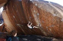 Bouldering in Hueco Tanks on 03/29/2019 with Blue Lizard Climbing and Yoga

Filename: SRM_20190329_1601330.jpg
Aperture: f/5.6
Shutter Speed: 1/250
Body: Canon EOS-1D Mark II
Lens: Canon EF 16-35mm f/2.8 L