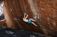 Bouldering in Hueco Tanks on 03/29/2019 with Blue Lizard Climbing and Yoga

Filename: SRM_20190329_1606550.jpg
Aperture: f/5.6
Shutter Speed: 1/250
Body: Canon EOS-1D Mark II
Lens: Canon EF 16-35mm f/2.8 L