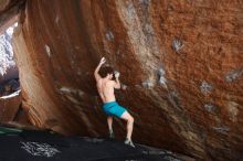 Bouldering in Hueco Tanks on 03/29/2019 with Blue Lizard Climbing and Yoga

Filename: SRM_20190329_1606590.jpg
Aperture: f/5.6
Shutter Speed: 1/250
Body: Canon EOS-1D Mark II
Lens: Canon EF 16-35mm f/2.8 L