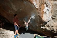 Bouldering in Hueco Tanks on 03/29/2019 with Blue Lizard Climbing and Yoga

Filename: SRM_20190329_1651080.jpg
Aperture: f/5.6
Shutter Speed: 1/250
Body: Canon EOS-1D Mark II
Lens: Canon EF 16-35mm f/2.8 L