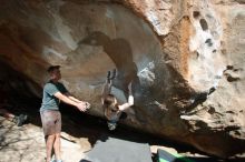 Bouldering in Hueco Tanks on 03/29/2019 with Blue Lizard Climbing and Yoga

Filename: SRM_20190329_1655180.jpg
Aperture: f/5.6
Shutter Speed: 1/250
Body: Canon EOS-1D Mark II
Lens: Canon EF 16-35mm f/2.8 L