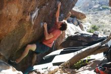 Bouldering in Hueco Tanks on 03/29/2019 with Blue Lizard Climbing and Yoga

Filename: SRM_20190329_1725170.jpg
Aperture: f/4.0
Shutter Speed: 1/250
Body: Canon EOS-1D Mark II
Lens: Canon EF 50mm f/1.8 II