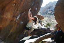 Bouldering in Hueco Tanks on 03/29/2019 with Blue Lizard Climbing and Yoga

Filename: SRM_20190329_1728400.jpg
Aperture: f/4.0
Shutter Speed: 1/250
Body: Canon EOS-1D Mark II
Lens: Canon EF 50mm f/1.8 II