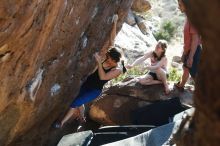 Bouldering in Hueco Tanks on 03/29/2019 with Blue Lizard Climbing and Yoga

Filename: SRM_20190329_1735190.jpg
Aperture: f/4.0
Shutter Speed: 1/250
Body: Canon EOS-1D Mark II
Lens: Canon EF 50mm f/1.8 II