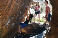 Bouldering in Hueco Tanks on 03/29/2019 with Blue Lizard Climbing and Yoga

Filename: SRM_20190329_1735260.jpg
Aperture: f/4.0
Shutter Speed: 1/250
Body: Canon EOS-1D Mark II
Lens: Canon EF 50mm f/1.8 II