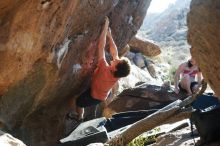 Bouldering in Hueco Tanks on 03/29/2019 with Blue Lizard Climbing and Yoga

Filename: SRM_20190329_1737520.jpg
Aperture: f/4.0
Shutter Speed: 1/250
Body: Canon EOS-1D Mark II
Lens: Canon EF 50mm f/1.8 II