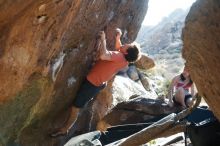 Bouldering in Hueco Tanks on 03/29/2019 with Blue Lizard Climbing and Yoga

Filename: SRM_20190329_1737590.jpg
Aperture: f/4.0
Shutter Speed: 1/250
Body: Canon EOS-1D Mark II
Lens: Canon EF 50mm f/1.8 II