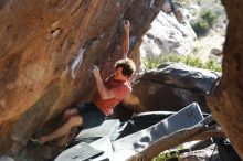 Bouldering in Hueco Tanks on 03/29/2019 with Blue Lizard Climbing and Yoga

Filename: SRM_20190329_1741560.jpg
Aperture: f/4.0
Shutter Speed: 1/250
Body: Canon EOS-1D Mark II
Lens: Canon EF 50mm f/1.8 II