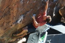 Bouldering in Hueco Tanks on 03/29/2019 with Blue Lizard Climbing and Yoga

Filename: SRM_20190329_1746151.jpg
Aperture: f/4.0
Shutter Speed: 1/250
Body: Canon EOS-1D Mark II
Lens: Canon EF 50mm f/1.8 II