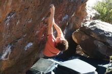 Bouldering in Hueco Tanks on 03/29/2019 with Blue Lizard Climbing and Yoga

Filename: SRM_20190329_1746250.jpg
Aperture: f/4.0
Shutter Speed: 1/250
Body: Canon EOS-1D Mark II
Lens: Canon EF 50mm f/1.8 II