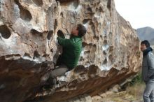 Bouldering in Hueco Tanks on 03/30/2019 with Blue Lizard Climbing and Yoga

Filename: SRM_20190330_0935190.jpg
Aperture: f/2.8
Shutter Speed: 1/800
Body: Canon EOS-1D Mark II
Lens: Canon EF 50mm f/1.8 II