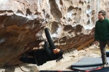 Bouldering in Hueco Tanks on 03/30/2019 with Blue Lizard Climbing and Yoga

Filename: SRM_20190330_0940480.jpg
Aperture: f/4.0
Shutter Speed: 1/500
Body: Canon EOS-1D Mark II
Lens: Canon EF 50mm f/1.8 II