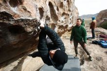 Bouldering in Hueco Tanks on 03/30/2019 with Blue Lizard Climbing and Yoga

Filename: SRM_20190330_0948260.jpg
Aperture: f/5.6
Shutter Speed: 1/250
Body: Canon EOS-1D Mark II
Lens: Canon EF 16-35mm f/2.8 L