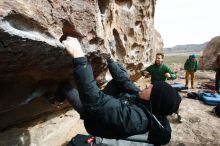 Bouldering in Hueco Tanks on 03/30/2019 with Blue Lizard Climbing and Yoga

Filename: SRM_20190330_0948410.jpg
Aperture: f/5.6
Shutter Speed: 1/250
Body: Canon EOS-1D Mark II
Lens: Canon EF 16-35mm f/2.8 L