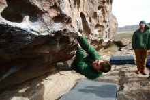 Bouldering in Hueco Tanks on 03/30/2019 with Blue Lizard Climbing and Yoga

Filename: SRM_20190330_0952570.jpg
Aperture: f/5.6
Shutter Speed: 1/250
Body: Canon EOS-1D Mark II
Lens: Canon EF 16-35mm f/2.8 L