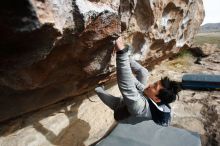 Bouldering in Hueco Tanks on 03/30/2019 with Blue Lizard Climbing and Yoga

Filename: SRM_20190330_0954560.jpg
Aperture: f/5.6
Shutter Speed: 1/250
Body: Canon EOS-1D Mark II
Lens: Canon EF 16-35mm f/2.8 L